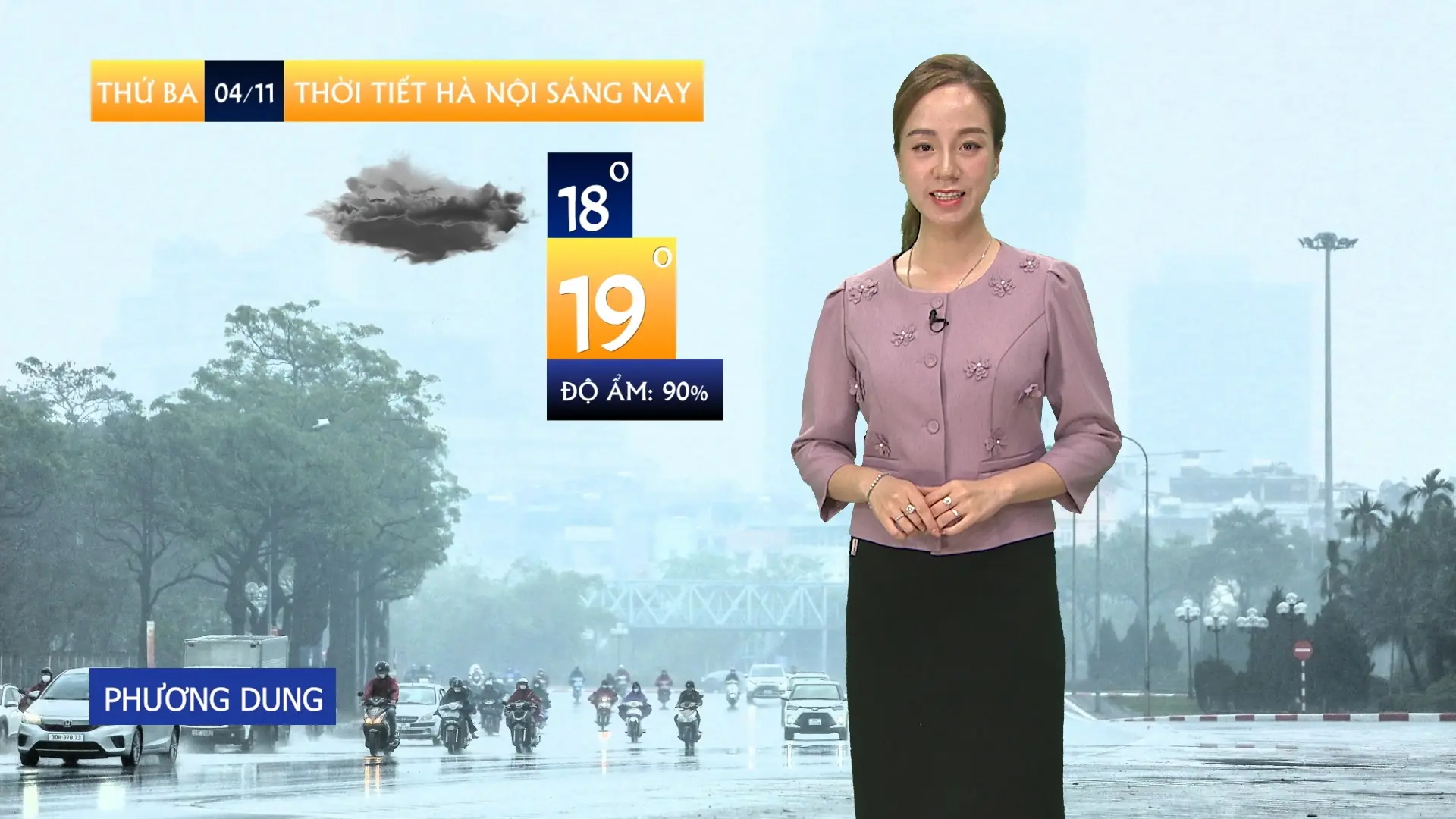 Dự báo thời tiết sáng | 04/11/2025